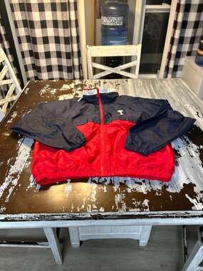 Dunbrooke MetLife Snoopy Peanuts Colorblock Windbreaker Jacket XXL